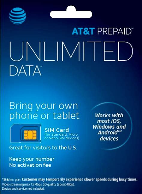 att prepaid sim replacement